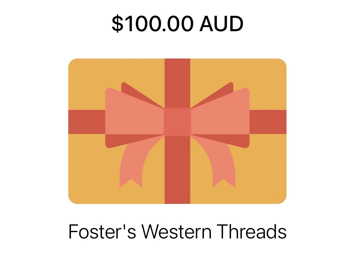 Fosters Western Threads Gift card