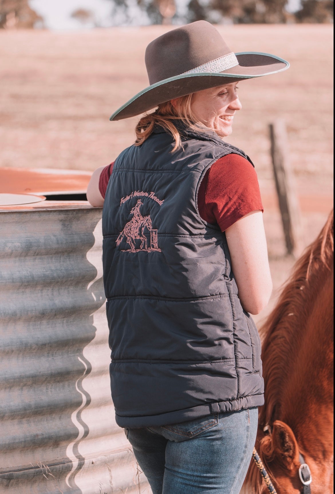 Cowgirl Way Puffer Vest
