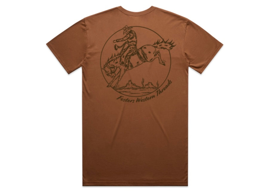 Cowboy cool Tee- Cocoa
