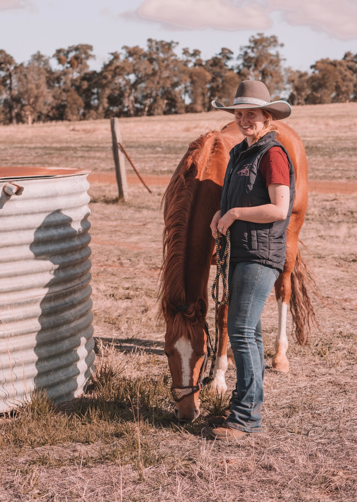 Cowgirl Way Puffer Vest