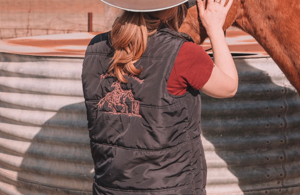 Cowgirl Way Puffer Vest