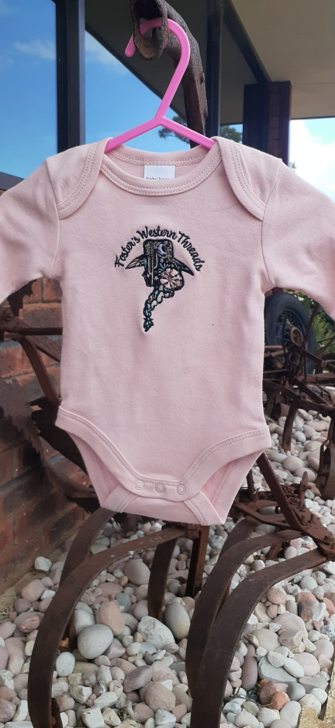 Cowgirl cool long sleeve jumpsuit