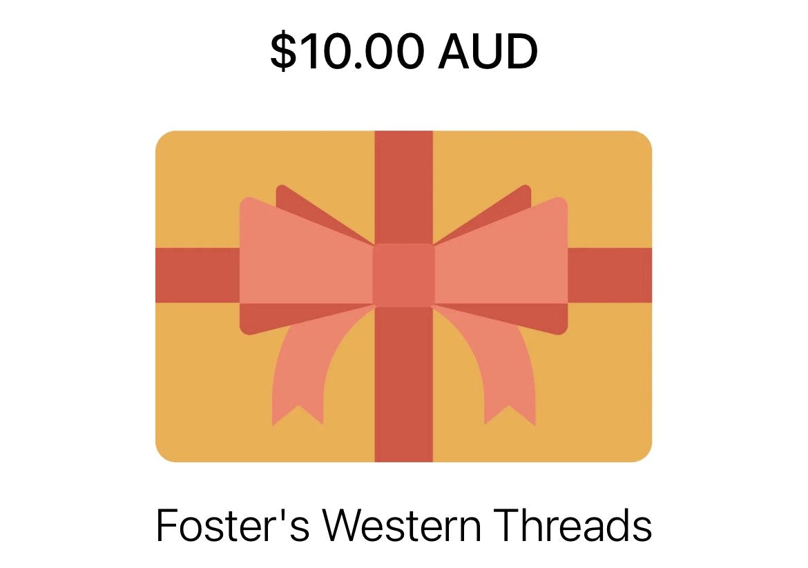 Fosters Western Threads Gift card