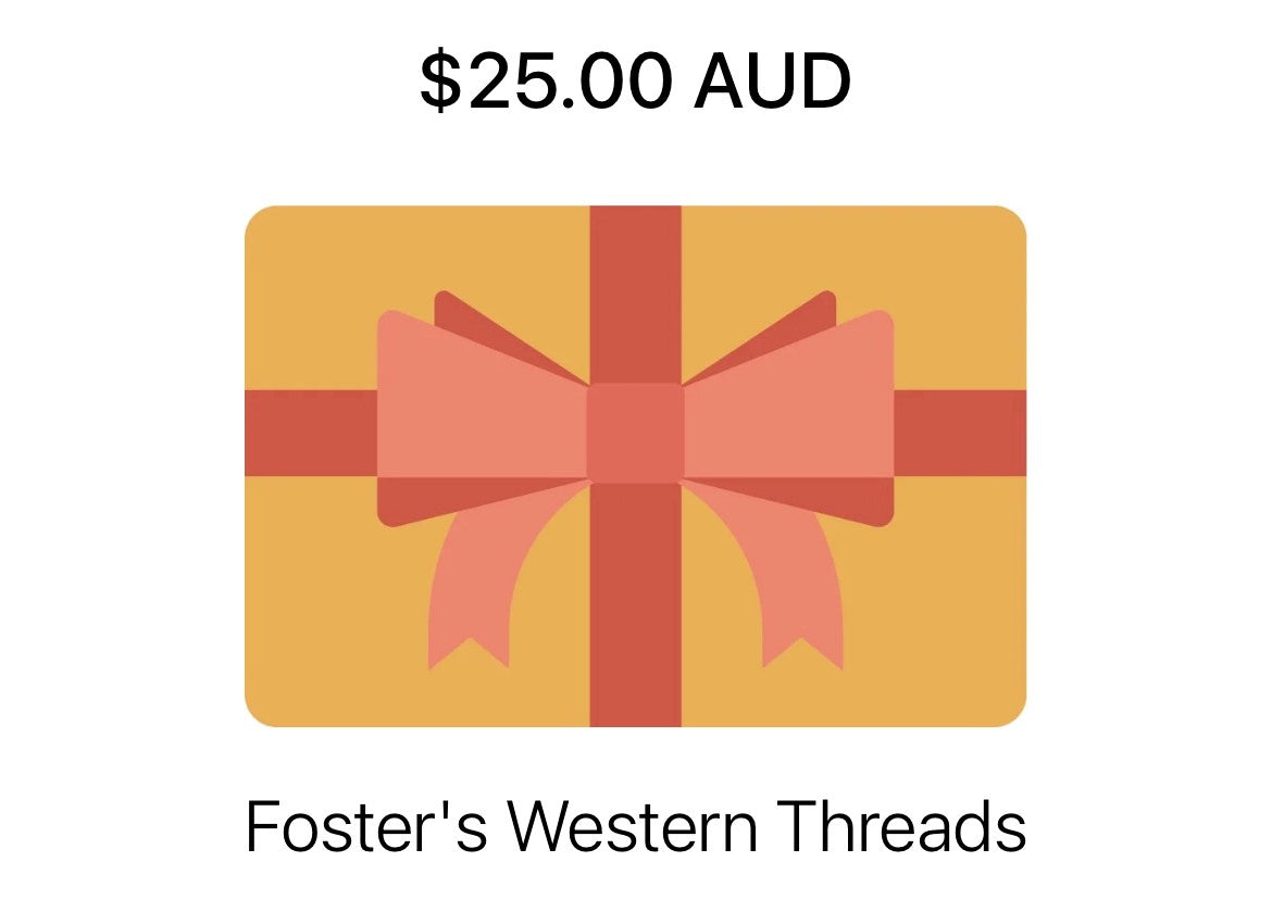 Fosters Western Threads Gift card