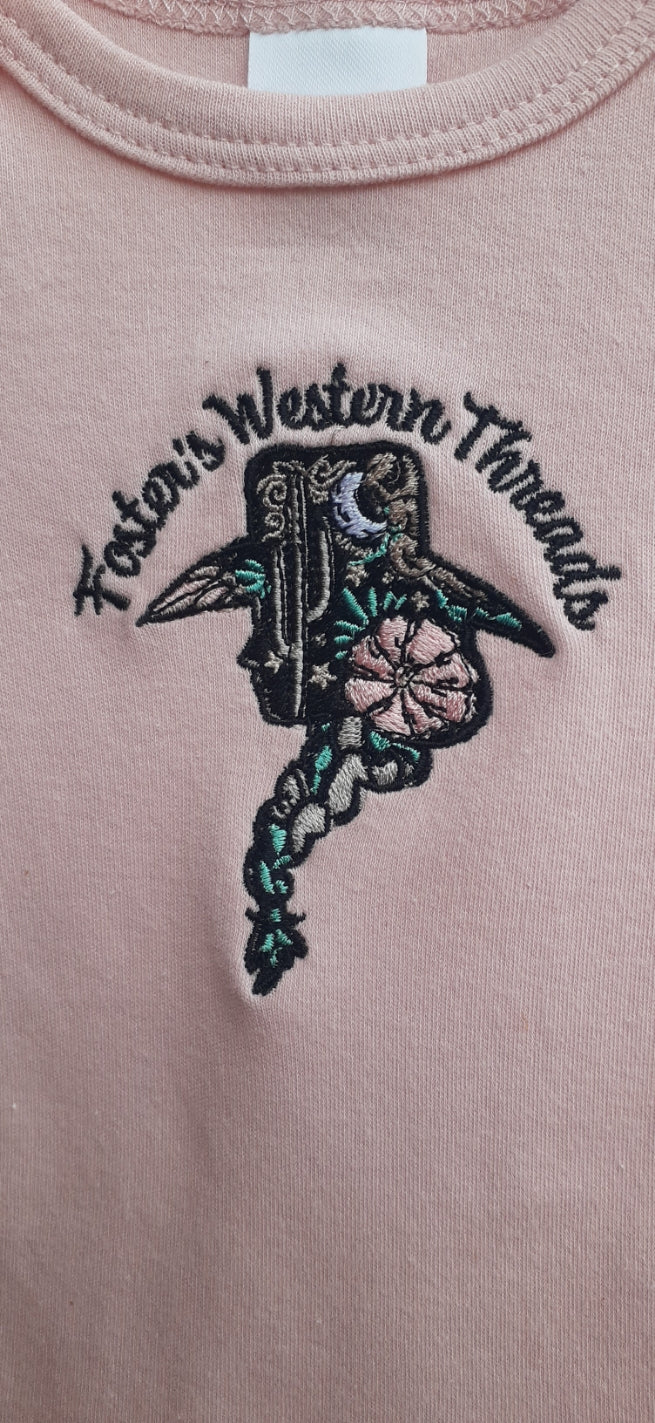 Cowgirl cool long sleeve jumpsuit