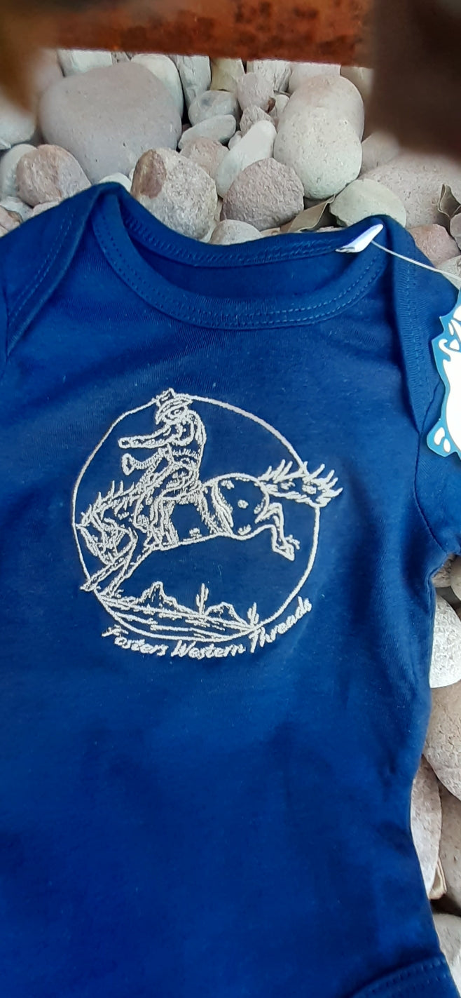 Cowboy Cool short sleeve jumpsuit