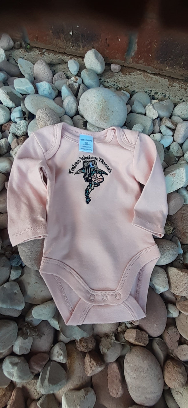 Cowgirl cool long sleeve jumpsuit