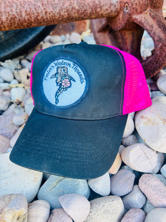 Cowgirl cool trucker caps