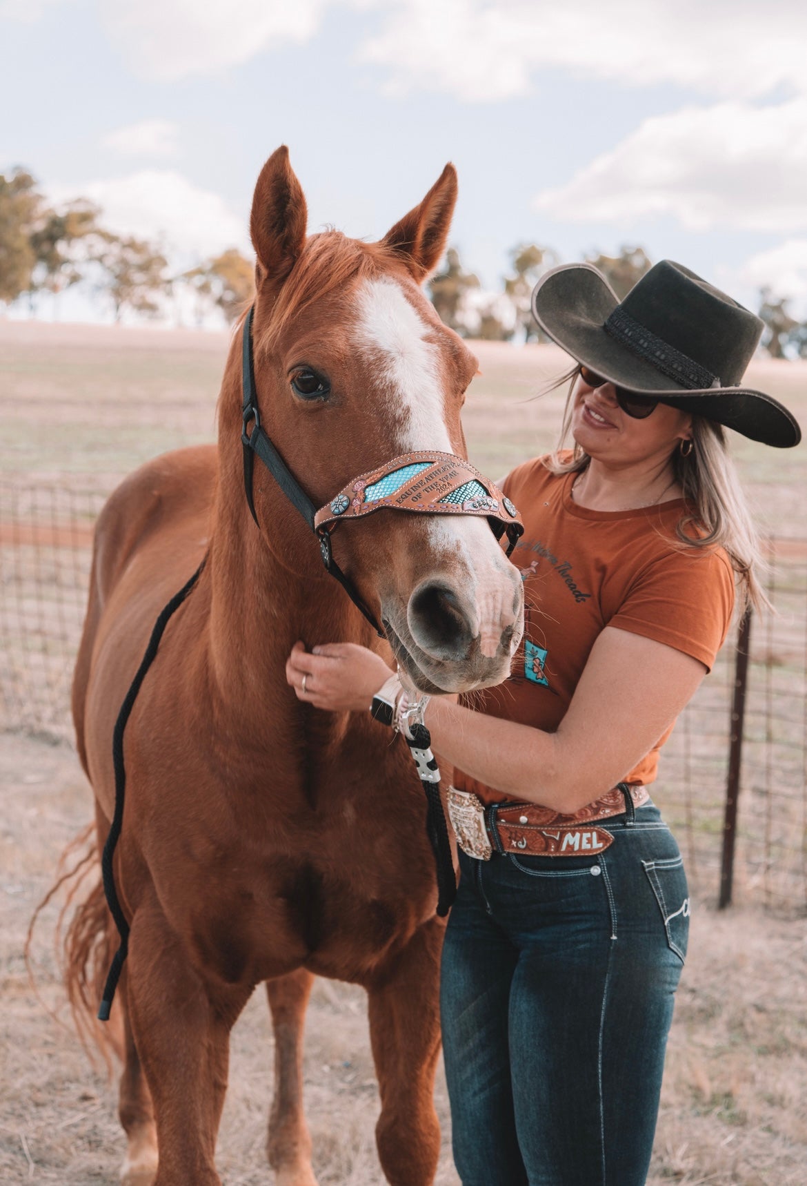 Cowgirl Way Tee- Toffee