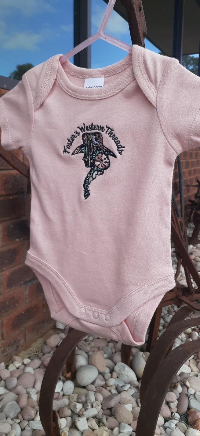 Cowgirl cool short sleeve jumpsuit