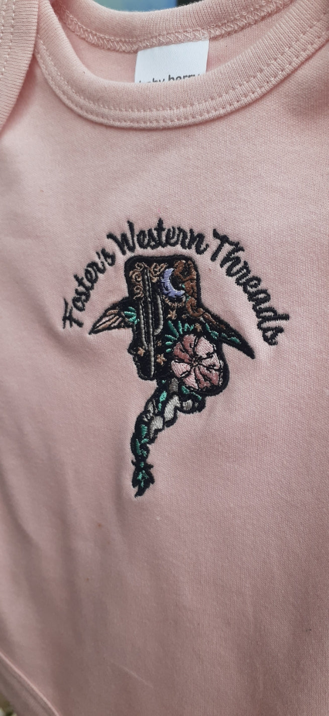 Cowgirl cool short sleeve jumpsuit