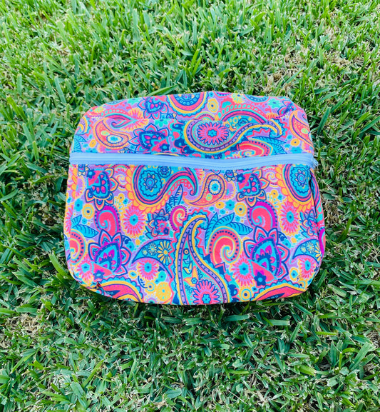 Saddle Sack- multicolour paisley